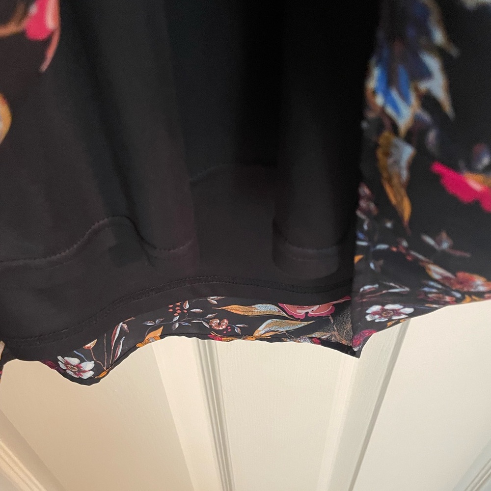 DR2 Black Floral Mini Dress - Picture 5 of 6